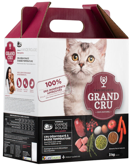 Canisource Grand Cru Cat Food - Red Meat 3 Kg - Shop Peluche
