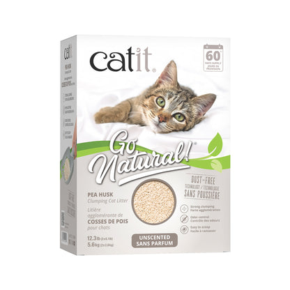 Catit Go Natural! Pea Husk Clumping Cat Litter 5.6kg