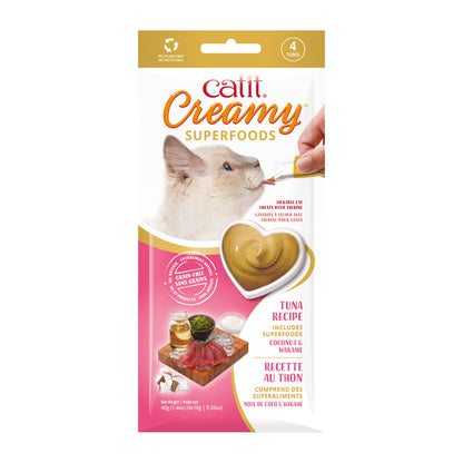 Catit Creamy Superfood Treats - 4 Pack