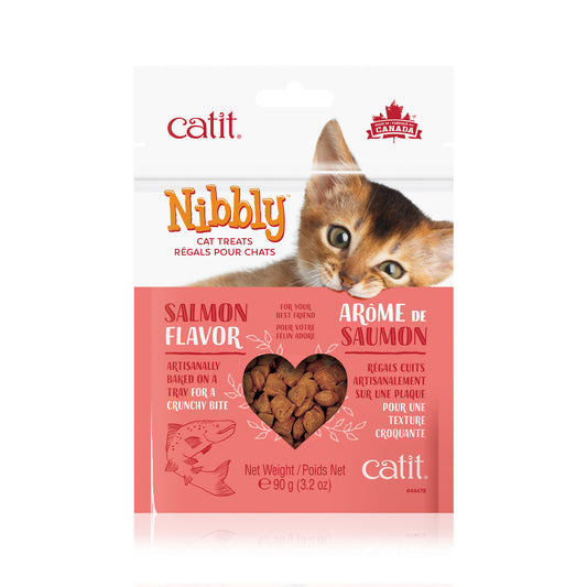 Friandises pour chats Catit Nibbly - Saveur saumon - 90 g