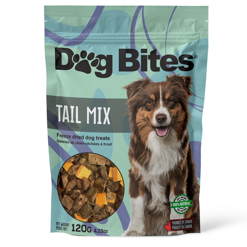 Dog Bites® Tail Mix Freeze-Dried Dog Treats 120g