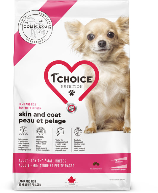 1st Choice Dog Food, Toy And Small Breeds, Skin And Coat - Lamb