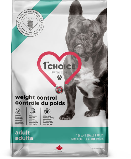 1st Choice Dog Food, Toy And Small Breeds, Weight Control - Chicken