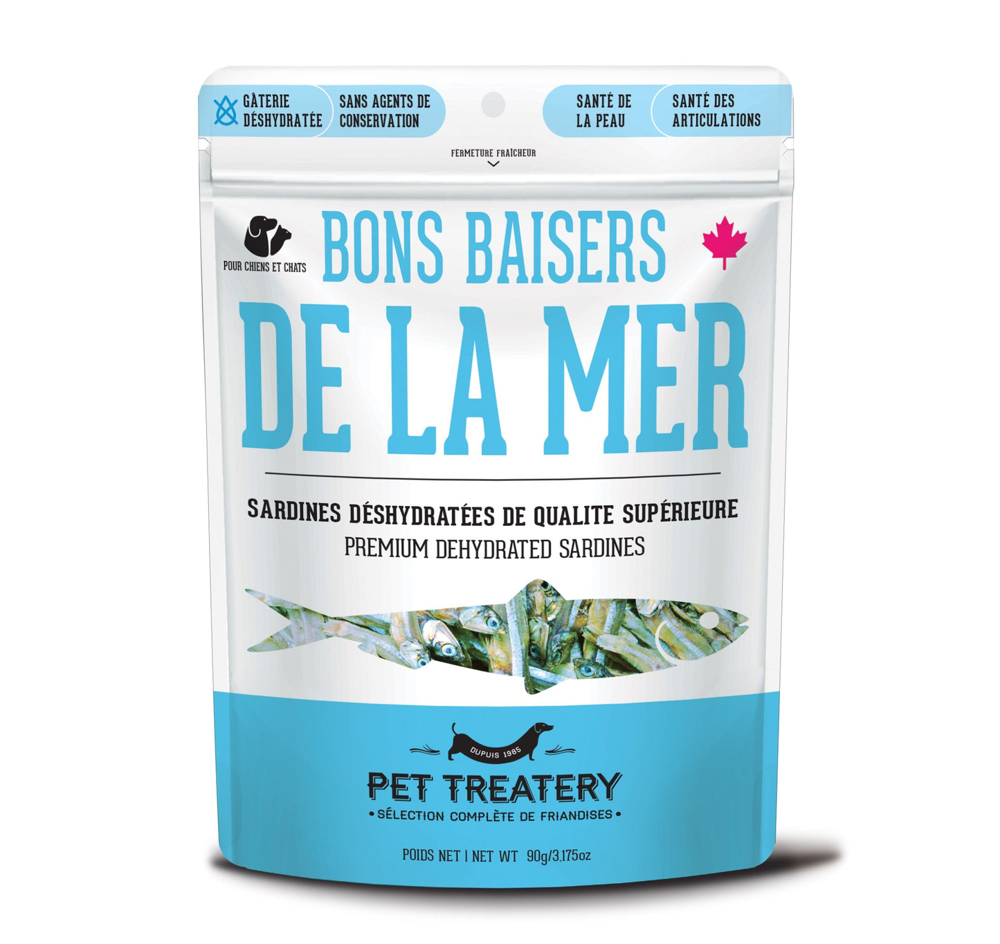 Granville Island - Dehydrated Sardine Treats For Dogs And Cats 90g