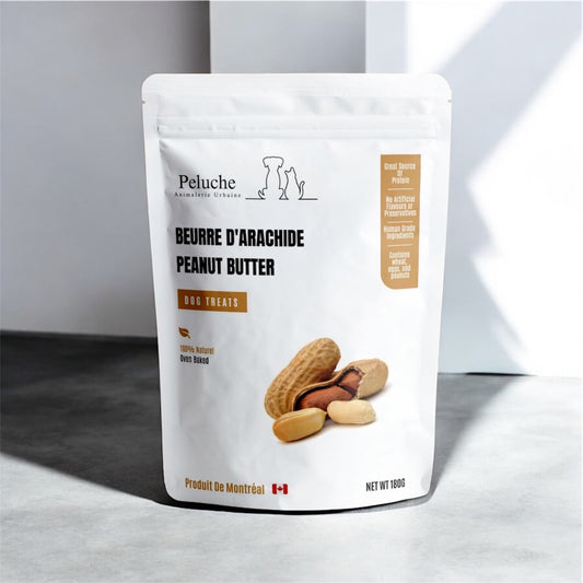 Peluche Peanut Butter Dog Treats - Shop Peluche