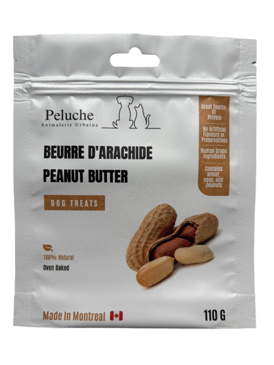 Friandises pour chien Peluche au beurre de cacahuète 110 g