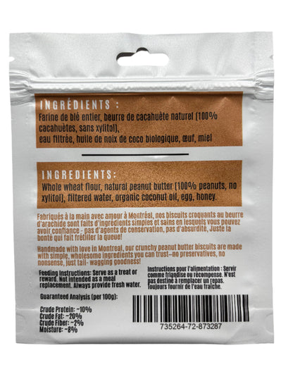 Peluche Peanut Butter Dog Treats 110G