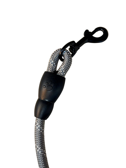 Laisse en corde grise Paws & Tails - 1,5 m