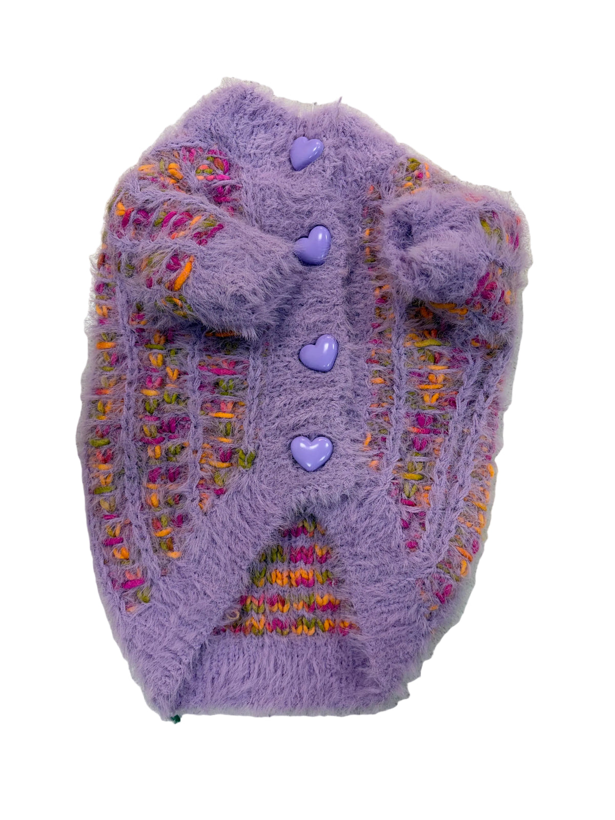 Pull en tricot Peluche violet