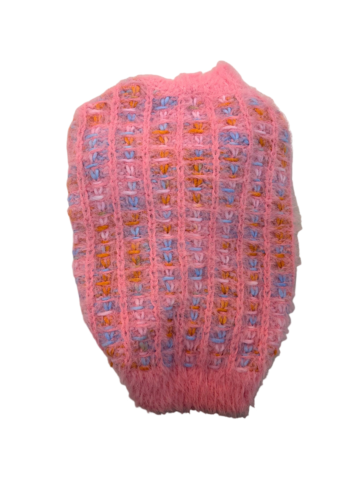 Pull en tricot Peluche rose