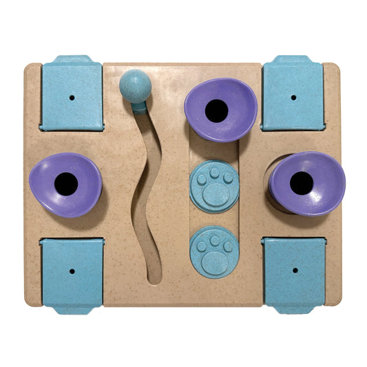 Hide 'n Seek Multi-Play Busy Board 10" Puzzle Toy for Dogs