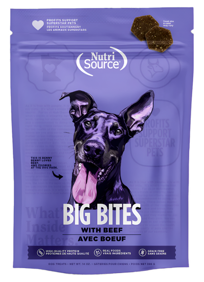 NutriSource® Beef Bite Dog Treat