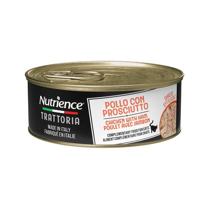 Nutrience Trattoria Poulet en Émincés et Jambon pour Chat - 70 g