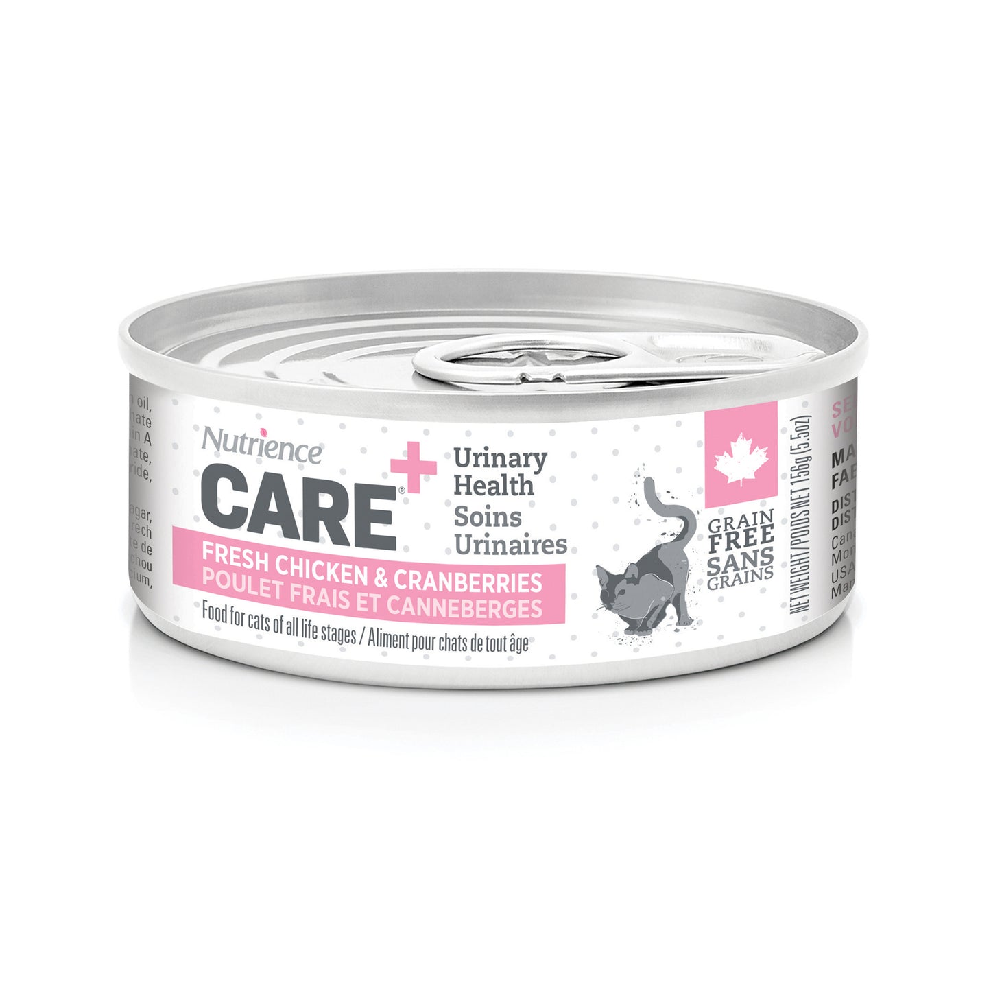 Pâté pour chats Nutrience Care pour la santé urinaire - Recette au poulet frais et aux canneberges - 5,5 oz