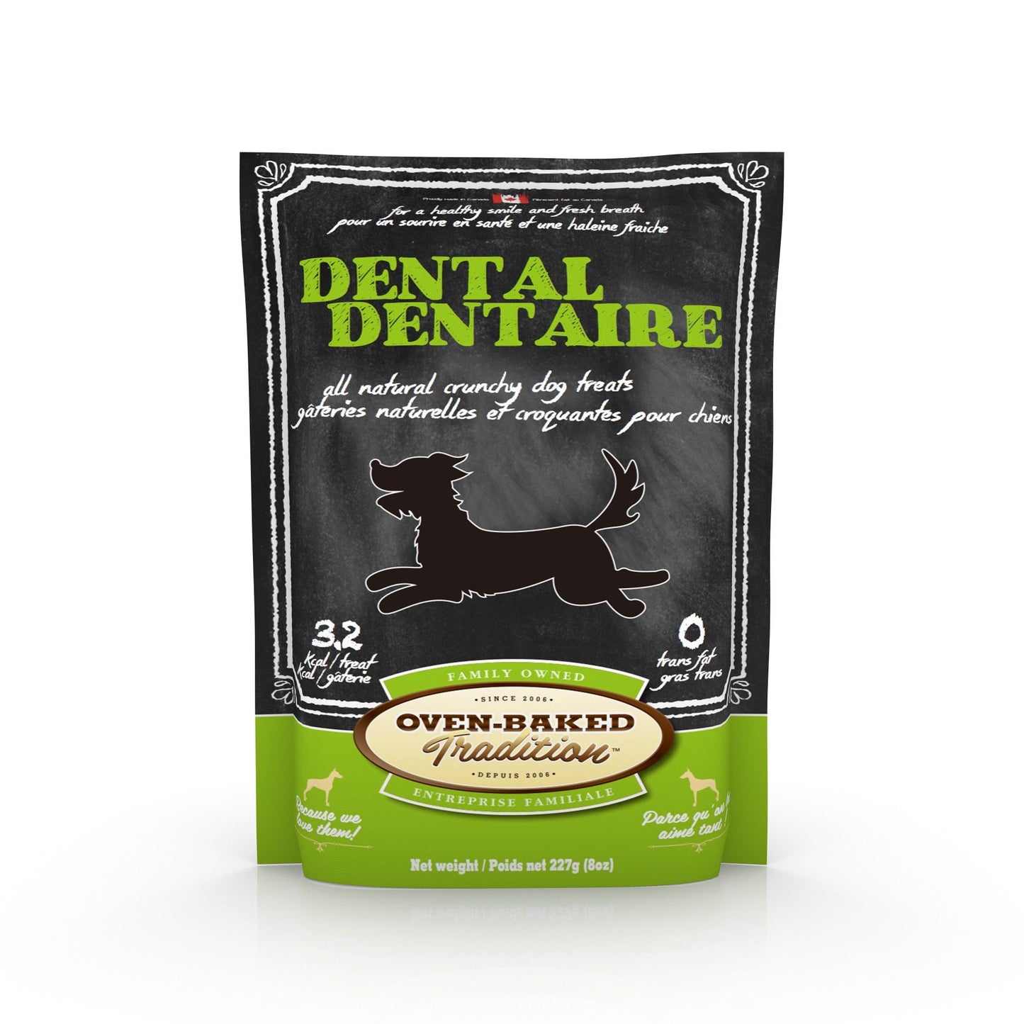 OVEN-BAKED TRADITION Dog Treats, Dental Care 284g