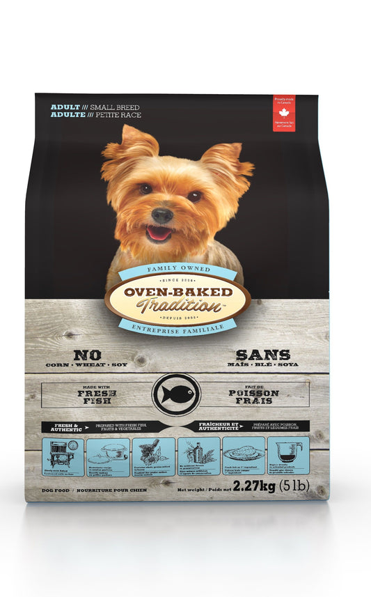 Oven-Baked Tradition Small Breed Fish Dog Food 5lb Oven-Baked Tradition