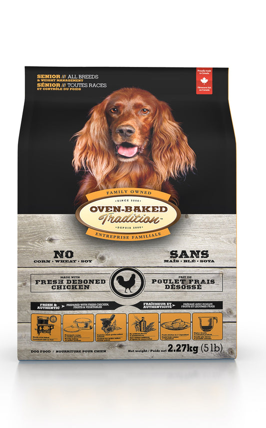 Oven-Baked Tradition Chicken Senior Dry Dog Food Oven-Baked Tradition