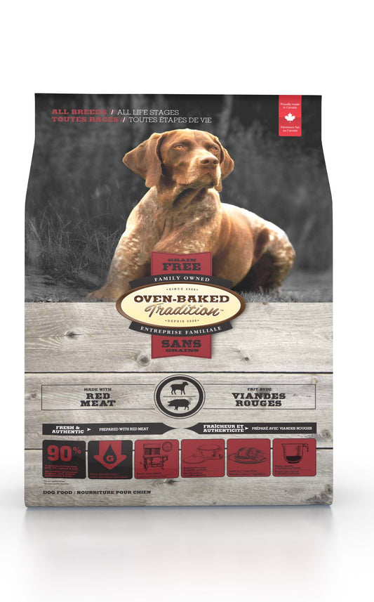 Oven-Baked Tradition Red Meat Grain-Free Dog Food 25lb Oven-Baked Tradition