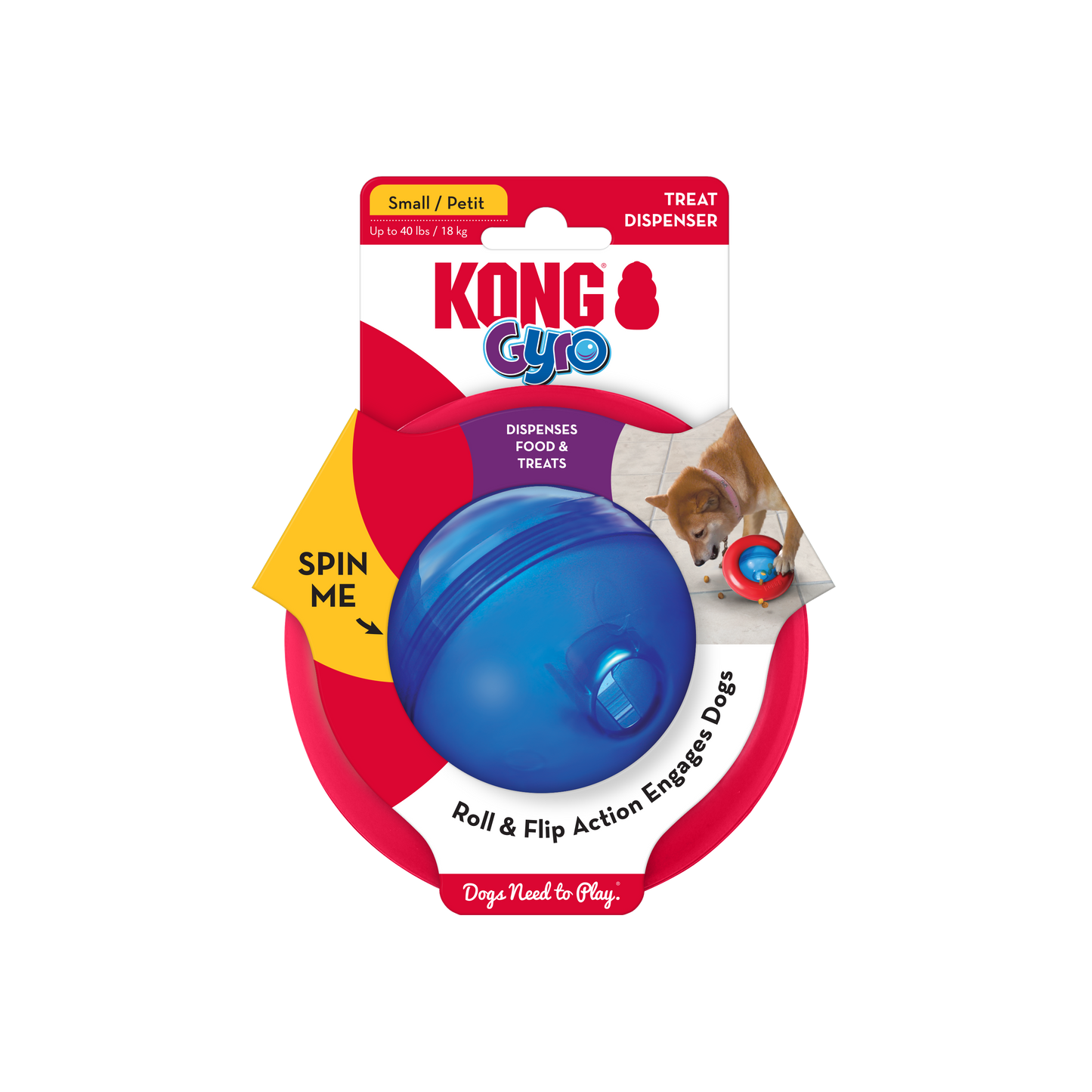 JOUET POUR CHIEN KONG® GYRO