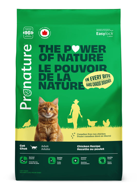 pronature chicken cat food bag