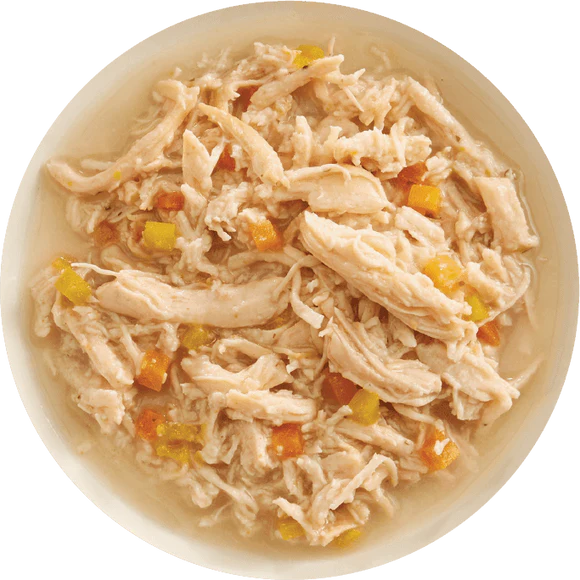 Nourriture humide pour chats RAWZ® au poulet effiloché et à la citrouille, 85 g