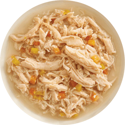 Nourriture humide pour chats RAWZ® au poulet effiloché et à la citrouille, 85 g