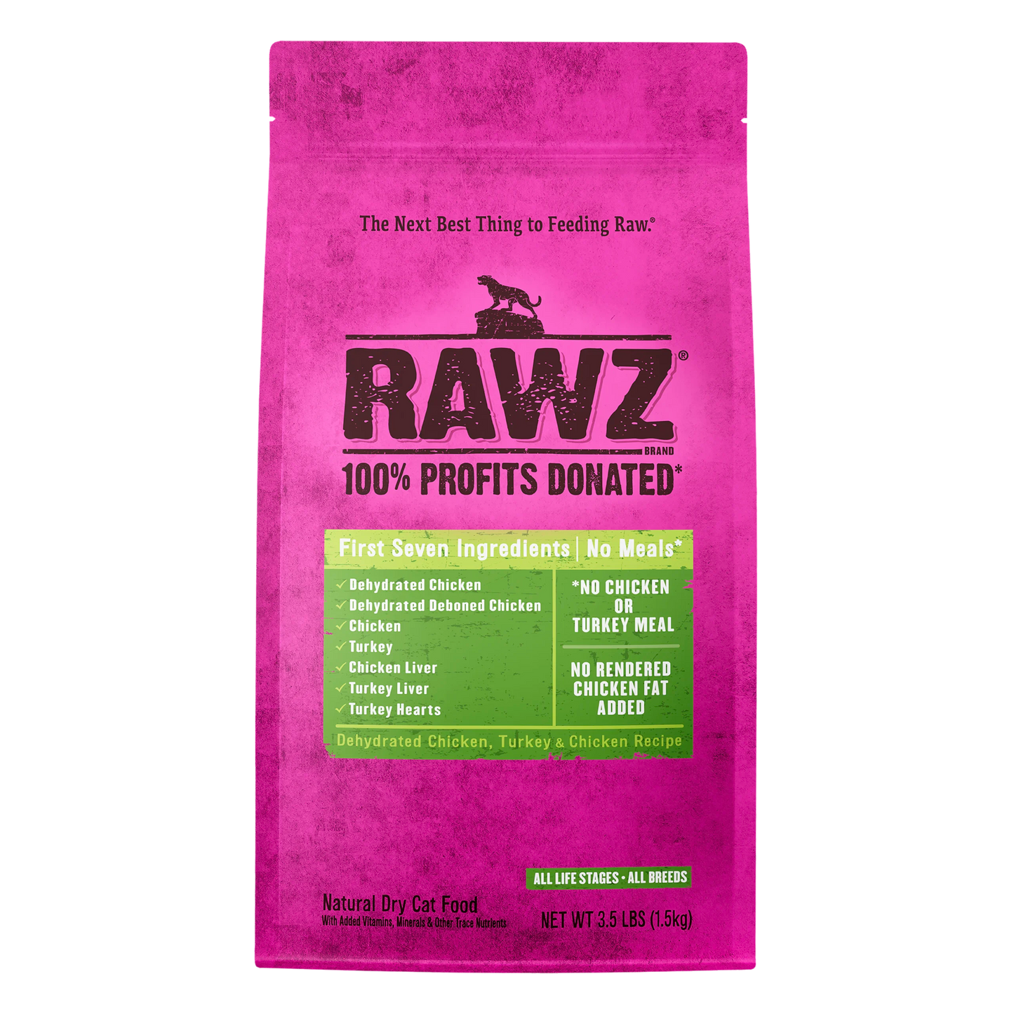 RAWZ cat food chicken and turkey recipe 