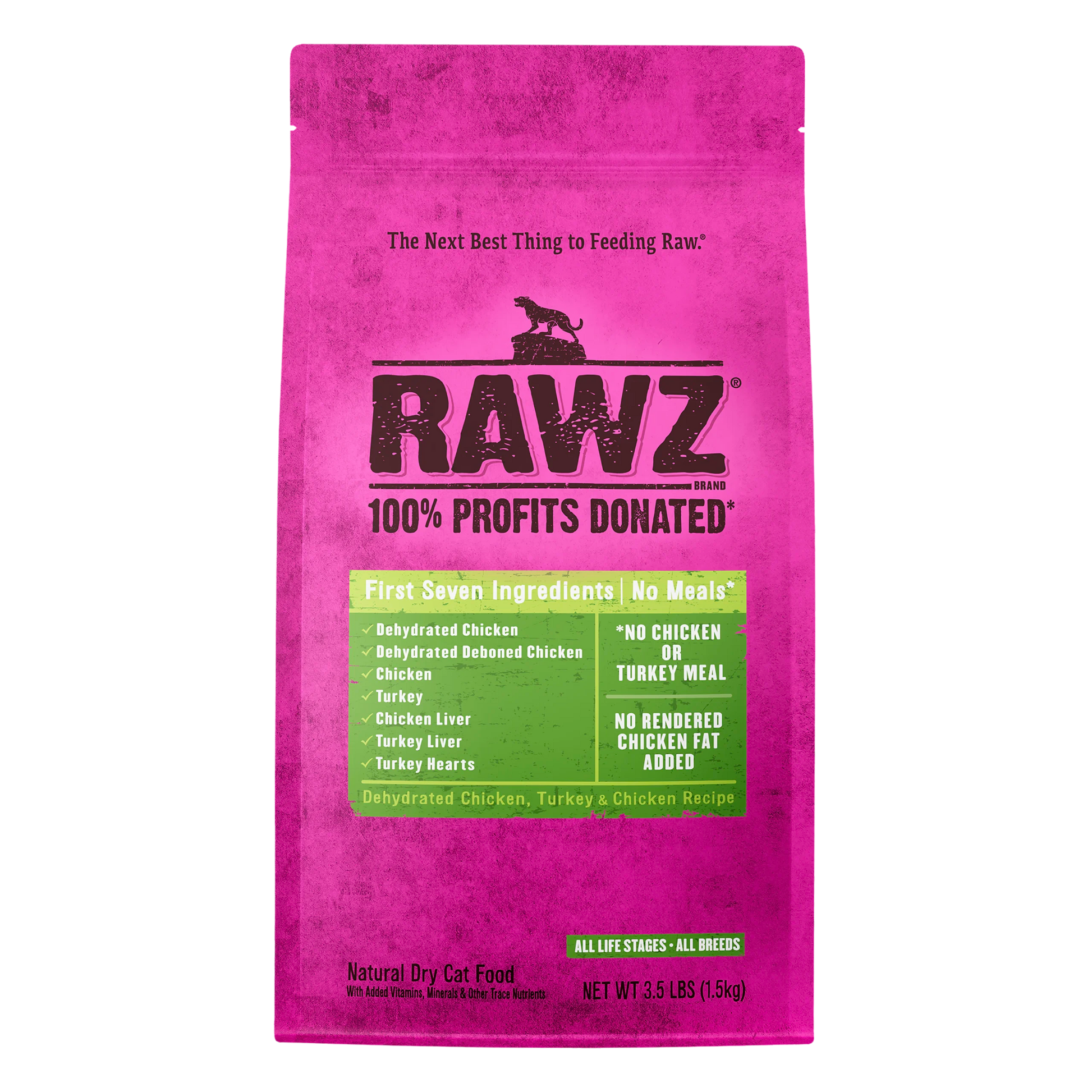 RAWZ cat food chicken and turkey recipe 