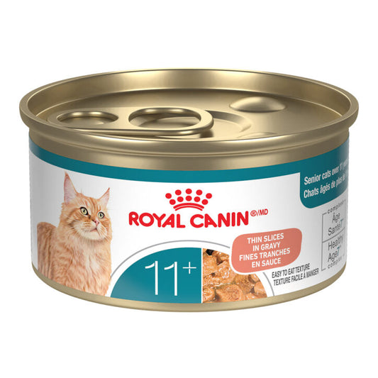 Royal Canin Aging 11+ Morceaux Émincés en Sauce Aliments Humides pour Chat - 3oz