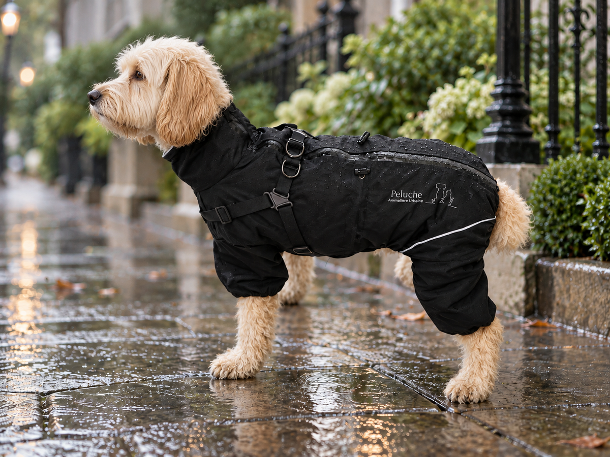 Peluche Essentials Raincoat + Harness