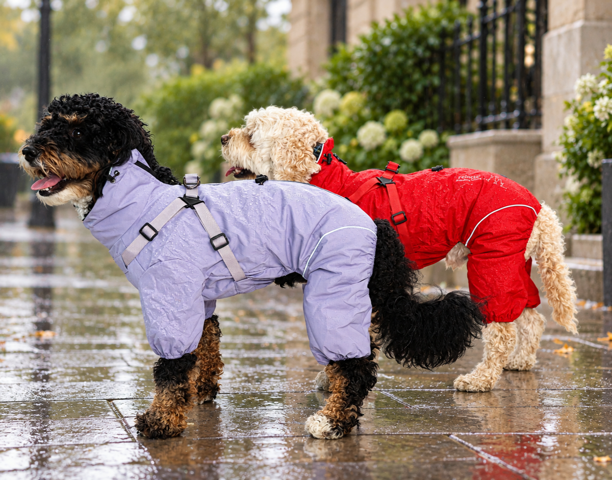 Peluche Essentials Raincoat + Harness