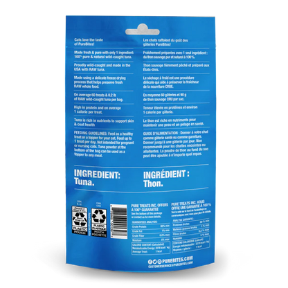 FRIANDISE POUR CHAT AU THON LYOPHILISÉ PUREBITES® 25 GM