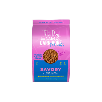 Tiki Dog® Born Carnivore® Savory Duck, Peas & Lentils Recipe Dry Dog Food 3.5 lb Tiki Dog