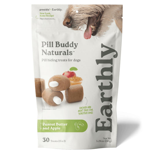 Friandises pour chiens PRESIDIO™ PILL BUDDY NATURALS™ au beurre de cacahuète et à la pomme, 150 g