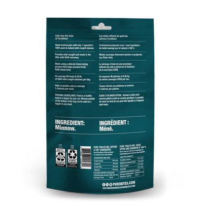 FRIANDISE POUR CHAT PUREBITES® MINNOW LYOPHILISÉE 31 G