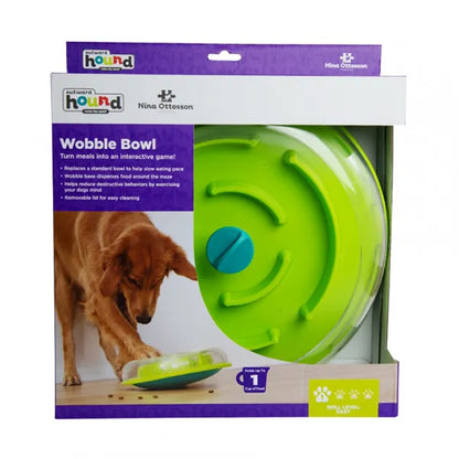 Outward Hound® Nina Ottosson® Wobble Bowl Slow Feeder & Dog Puzzle In One