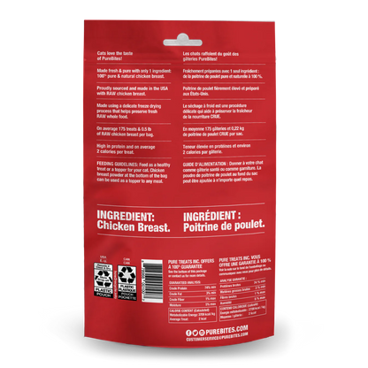 PureBites® Chicken Breast Freeze-Dried Cat Treat 31 gm