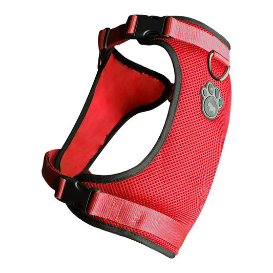 D Ring Dog Harness Canada | Canada Pooch Red Harness | Peluche