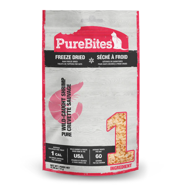 FRIANDISES POUR CHATS PUREBITES® AUX CREVETTES 23 G