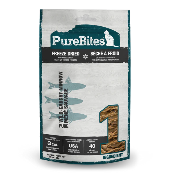 FRIANDISE POUR CHAT PUREBITES® MINNOW LYOPHILISÉE 31 G